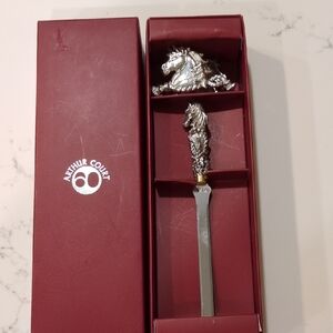 Arthur Court Silver Horse Design Letter Opener